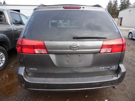 2004 Toyota Sienna Le Gray 3.3L AT 4WD #Z21696
